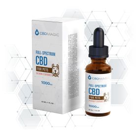 Cat CBD Full Spectrum Hemp Oil 1000mg - Salmon Flavour